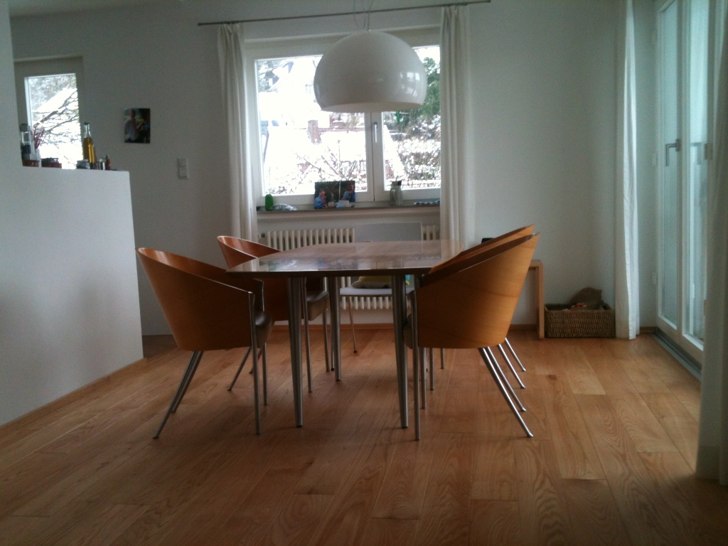 Massivholzdielen aus geölter Eiche